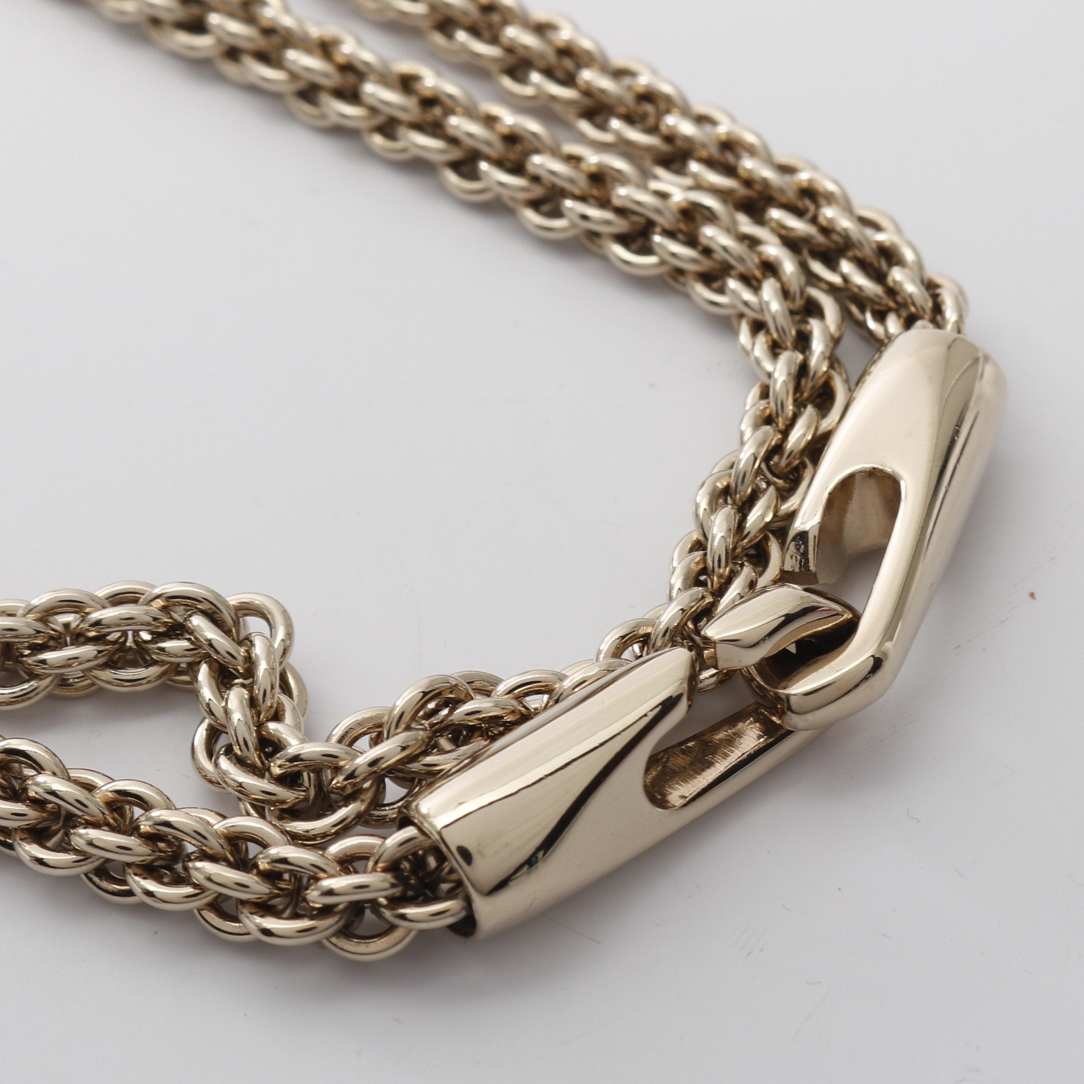 ロックスタッズ Wチェーンショルダーバッグ レザー マルチカラー