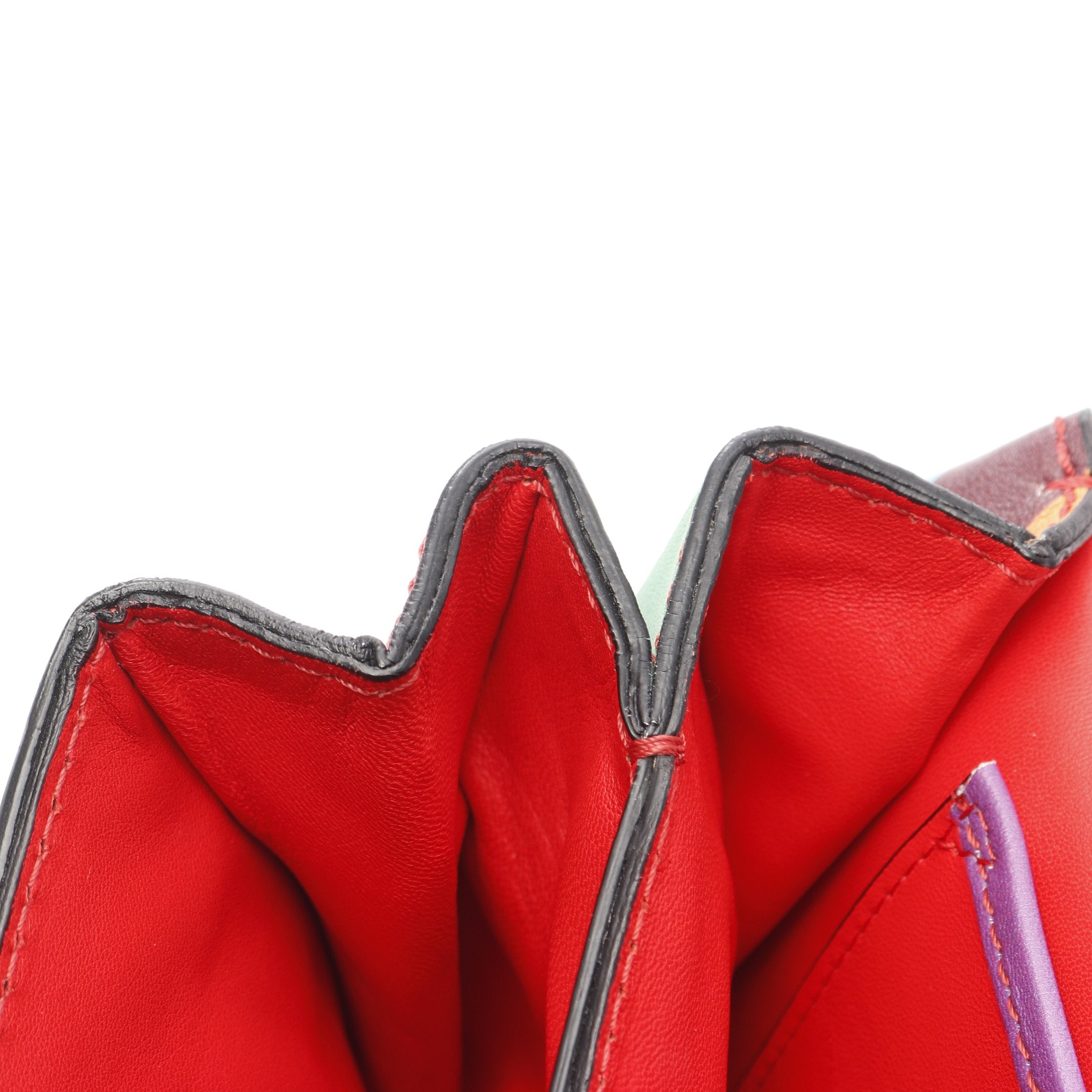 ロックスタッズ Wチェーンショルダーバッグ レザー マルチカラー