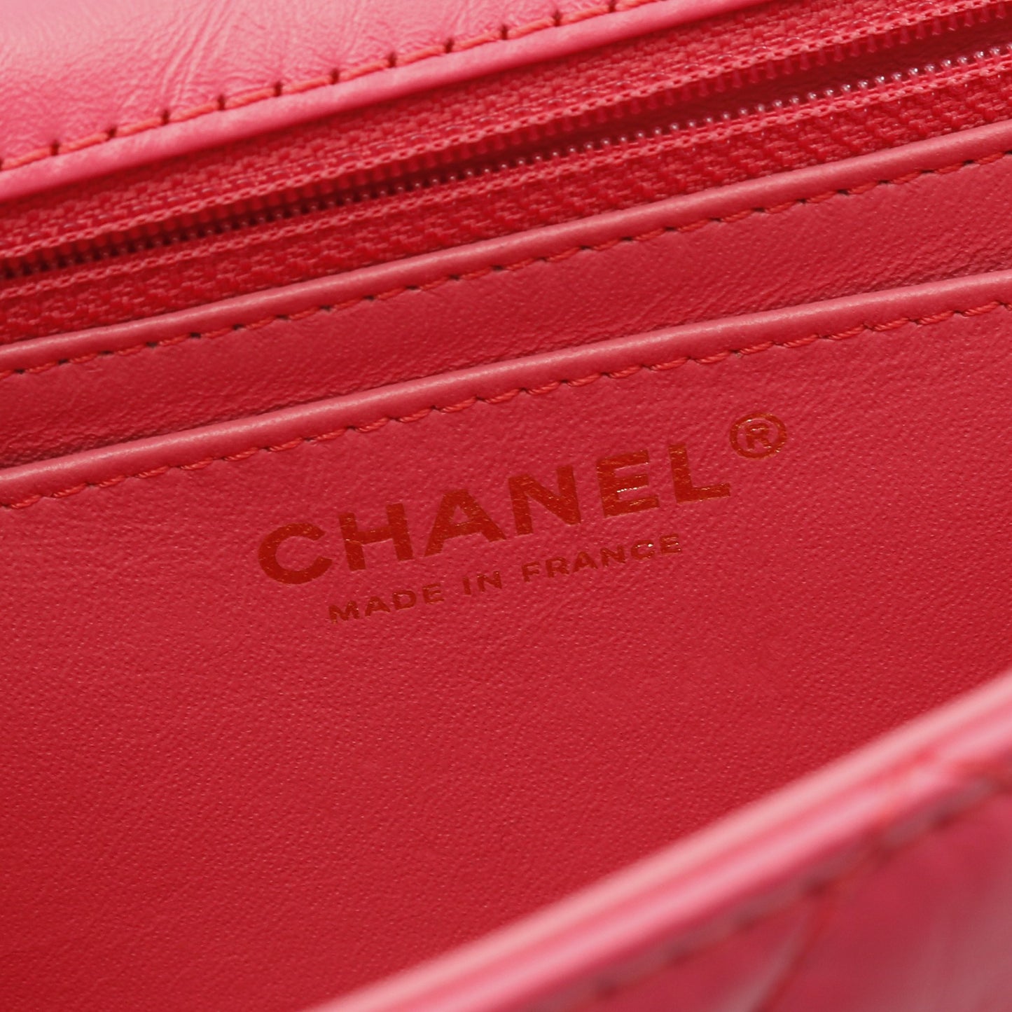 2.55 Wチェーンショルダーバッグ エイジドカーフスキン ピンク ゴールド金具 シャネル バッグ CHANEL