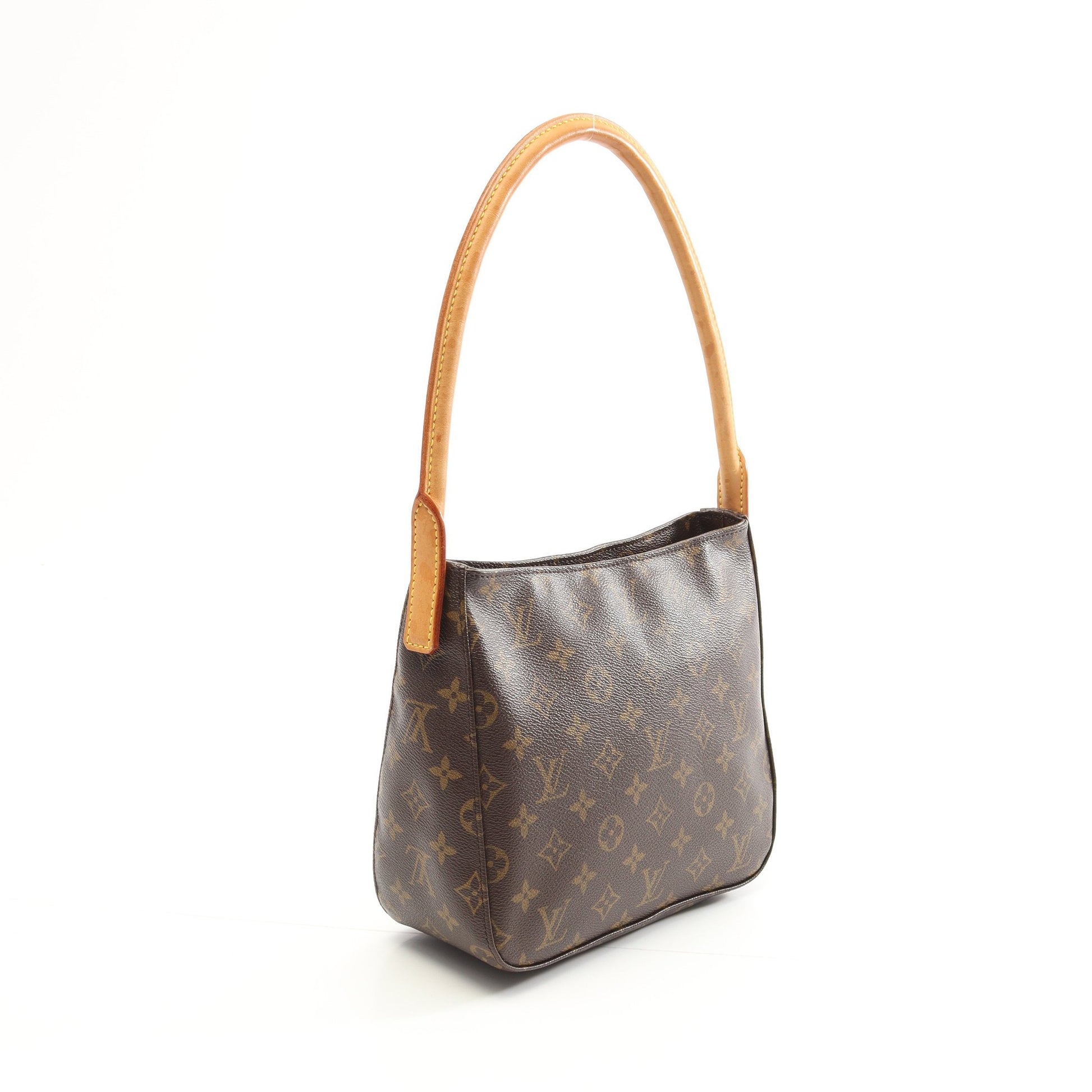 ルーピングMM モノグラム ショルダーバッグ PVC レザー ブラウン ルイヴィトン バッグ LOUIS VUITTON