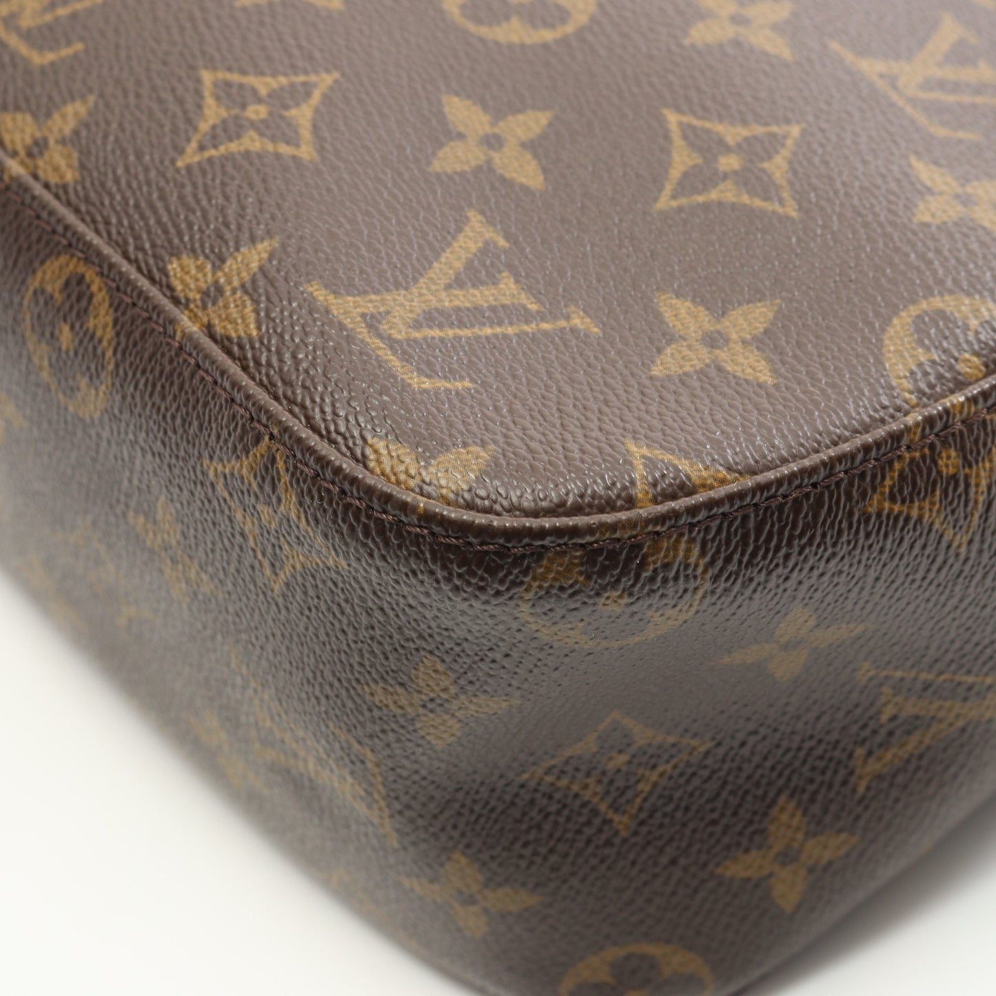 ルーピングMM モノグラム ショルダーバッグ PVC レザー ブラウン ルイヴィトン バッグ LOUIS VUITTON