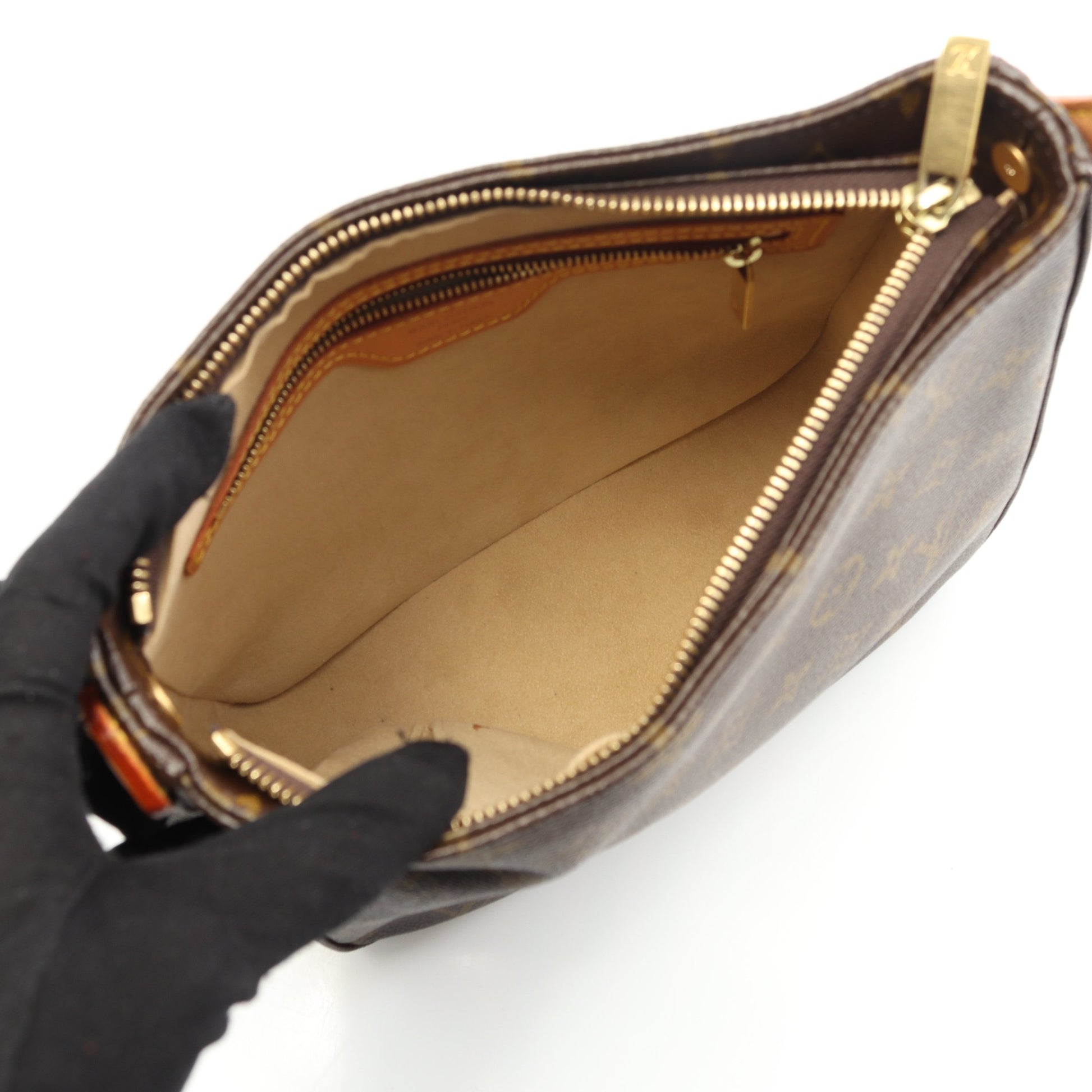 ルーピングMM モノグラム ショルダーバッグ PVC レザー ブラウン ルイヴィトン バッグ LOUIS VUITTON