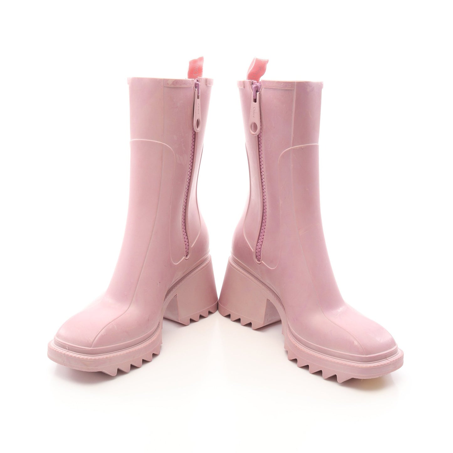 Betty レインシューズ ラバー ピンク クロエ シューズ Chloe