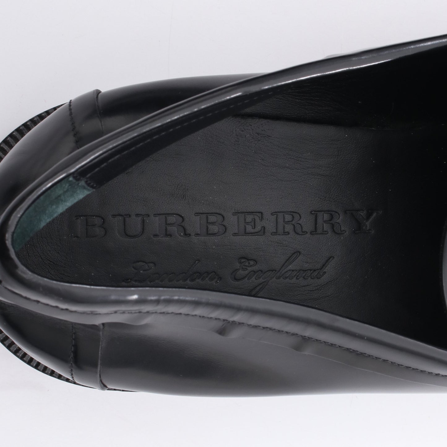 ローファー レザー ブラック バーバリー シューズ BURBERRY