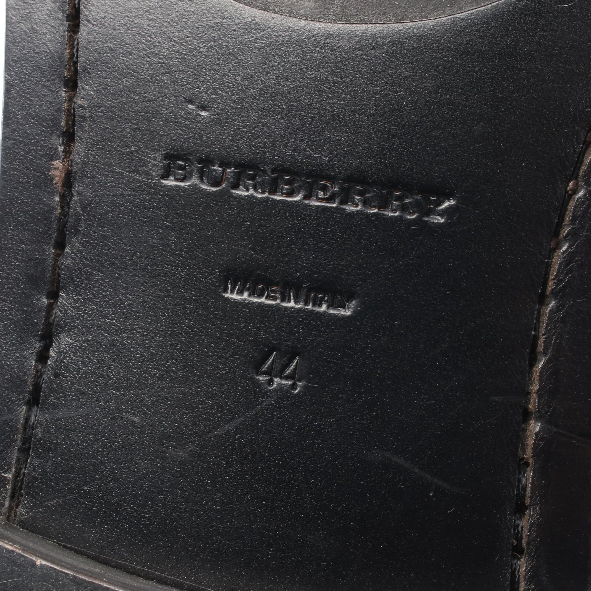ローファー レザー ブラック バーバリー シューズ BURBERRY