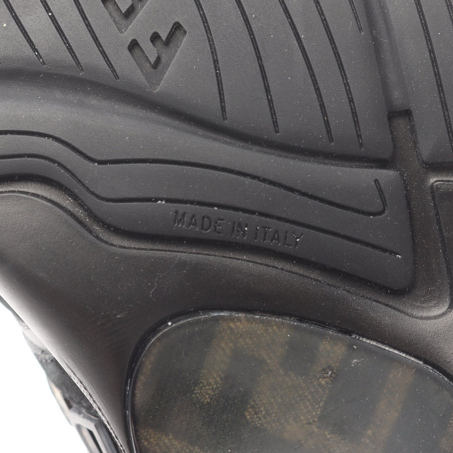 FASTER スニーカー スエード ファブリック ブラック フェンディ シューズ FENDI