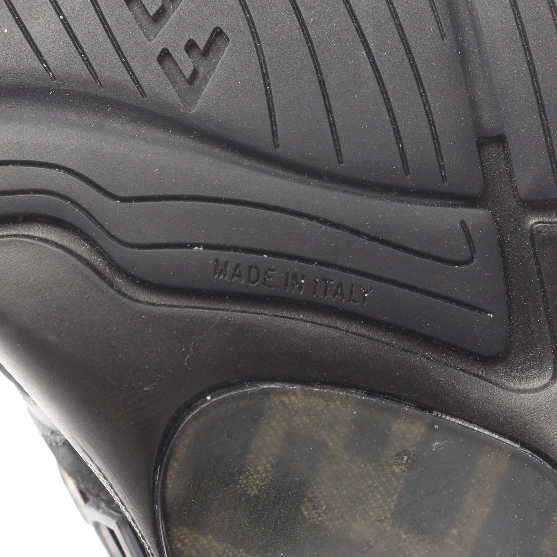 FASTER スニーカー スエード ファブリック ブラック フェンディ シューズ FENDI