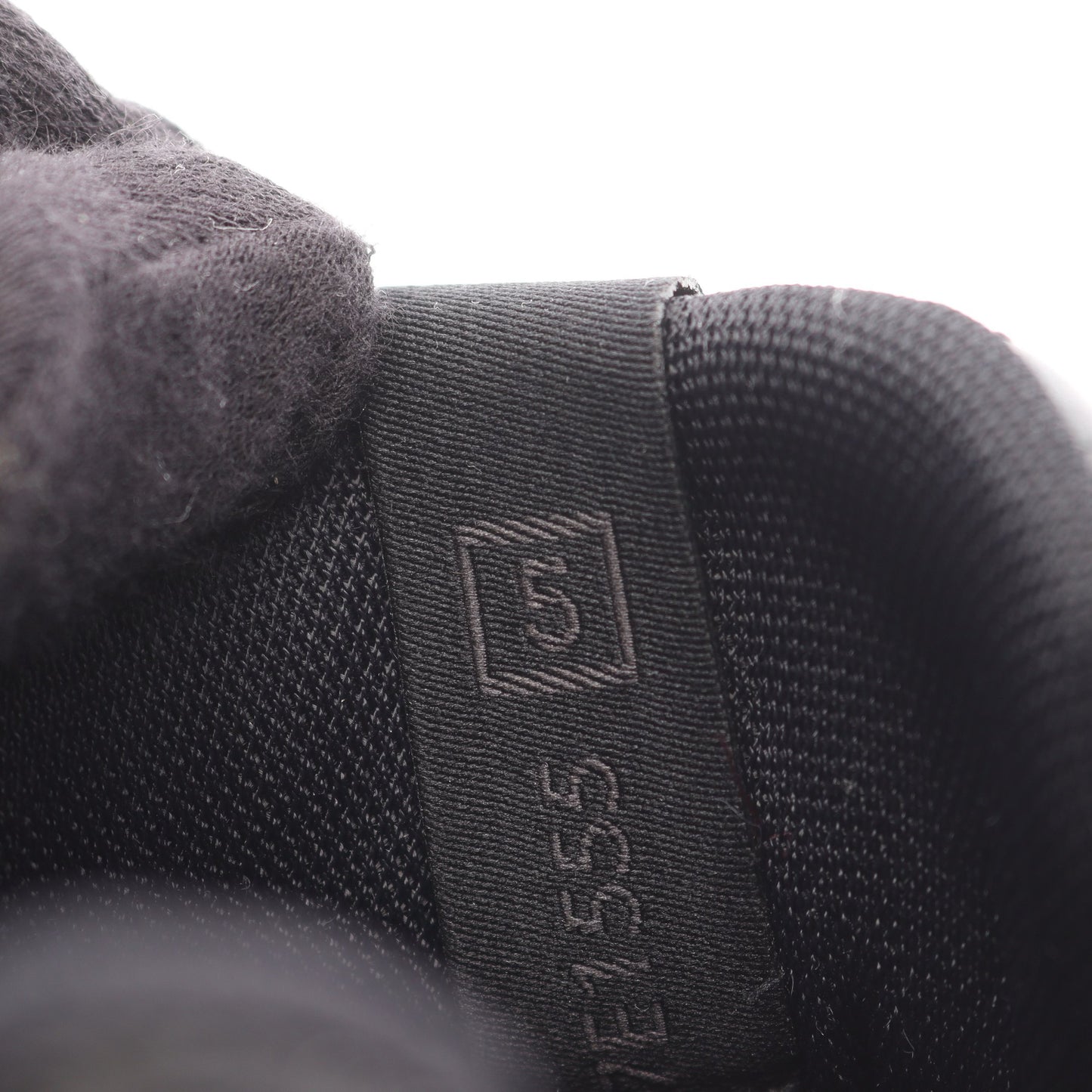 FASTER スニーカー スエード ファブリック ブラック フェンディ シューズ FENDI