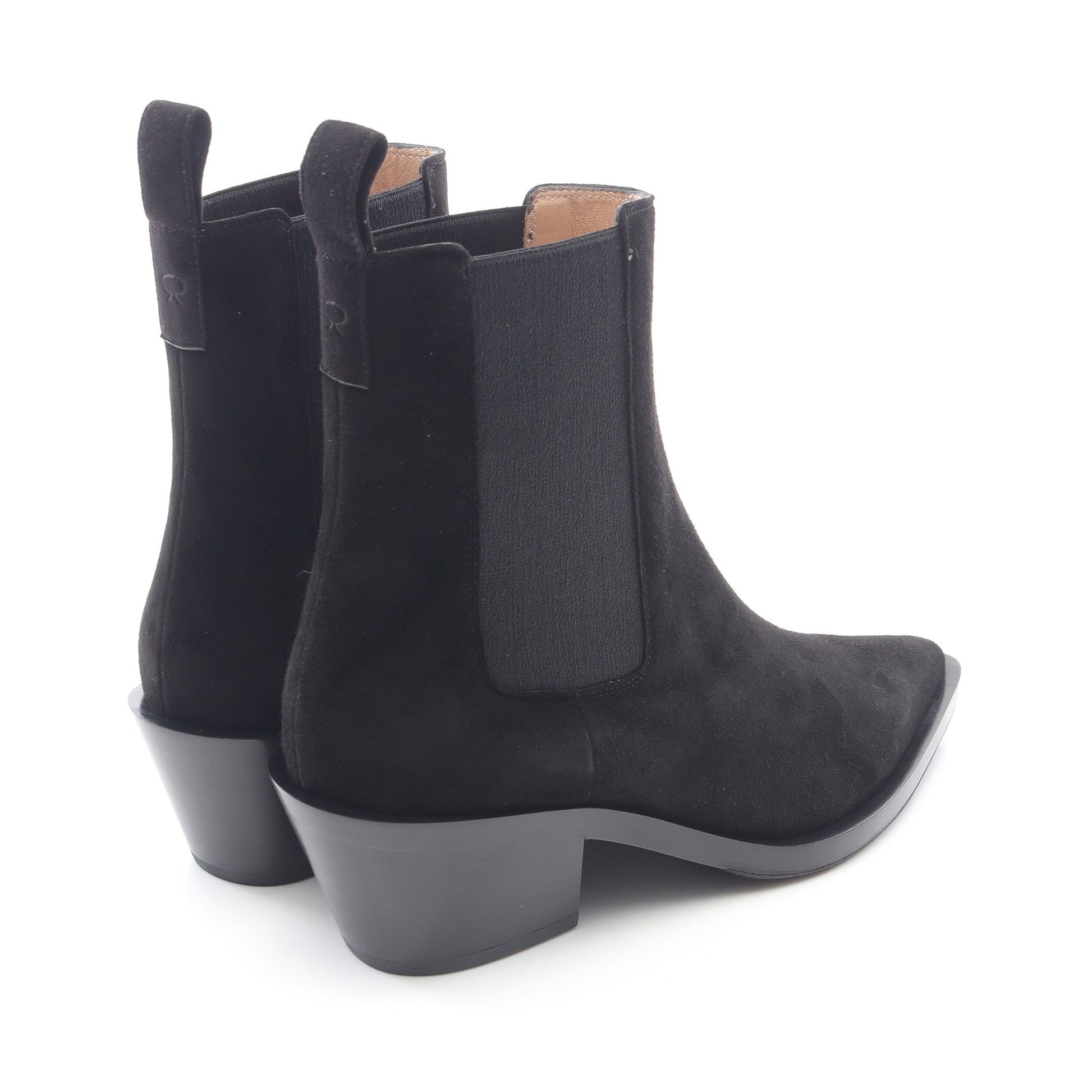 WYLIE ショート ブーツ サイドゴアブーツ スエード ブラック ジャンヴィトロッシ シューズ Gianvito Rossi