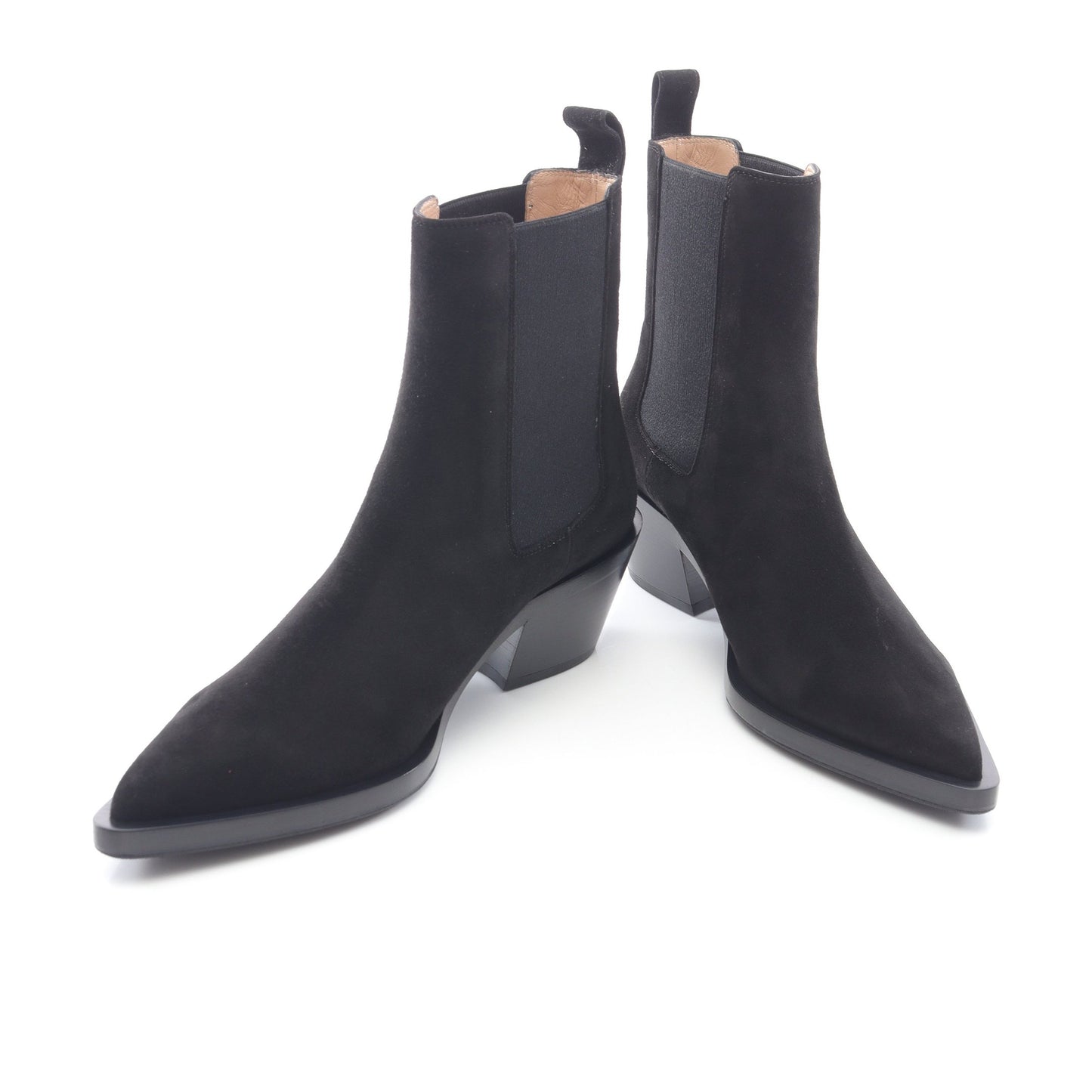WYLIE ショート ブーツ サイドゴアブーツ スエード ブラック ジャンヴィトロッシ シューズ Gianvito Rossi