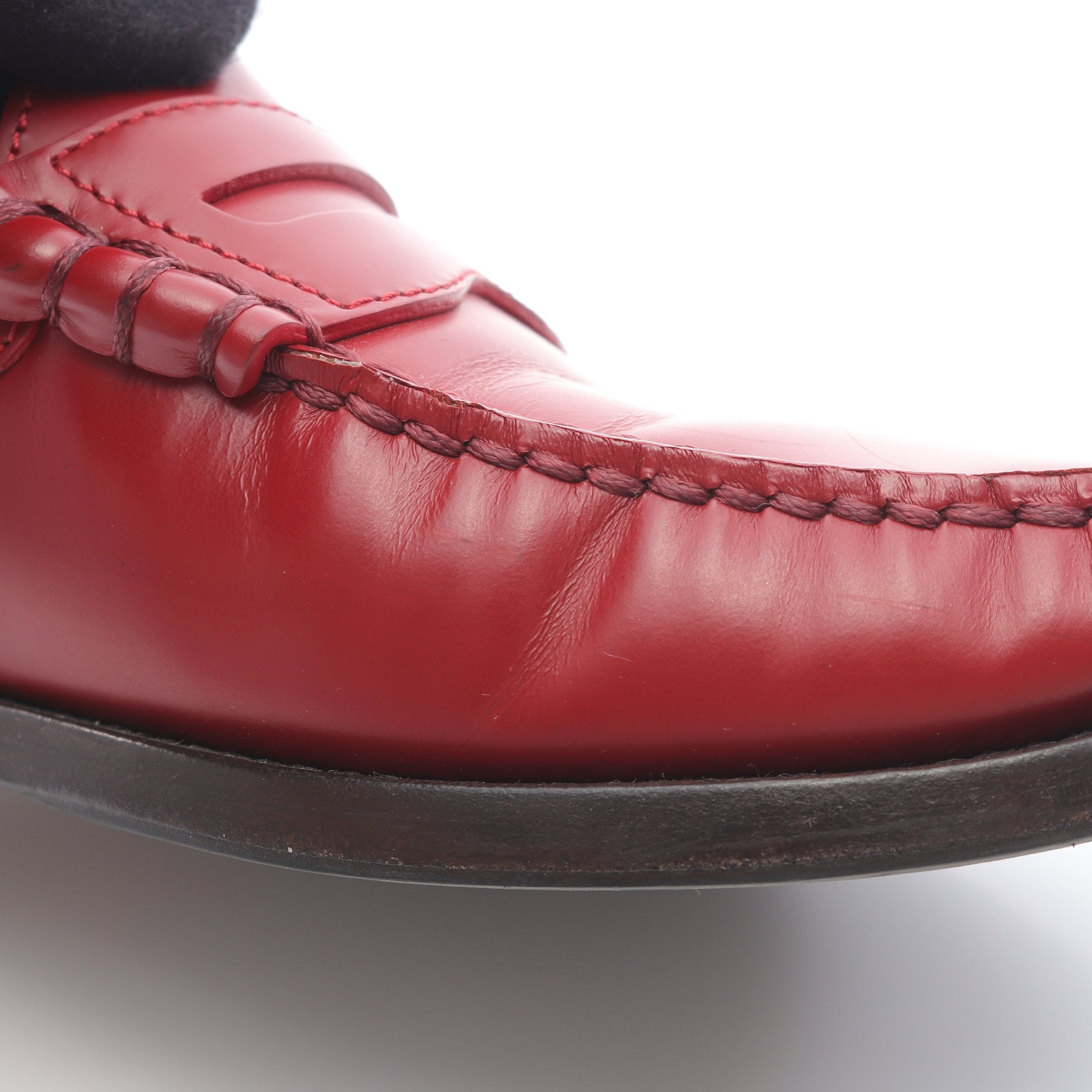 ローファー レザー レッド セリーヌ – RECLO