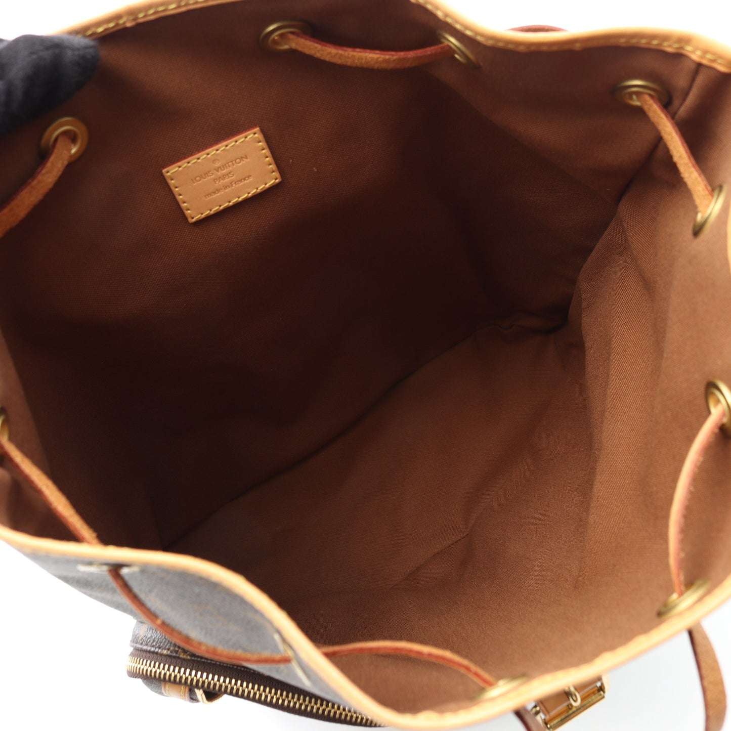 サックアド ボスフォール モノグラム バックパック リュックサック PVC レザー ブラウン ルイヴィトン バッグ LOUIS VUITTON