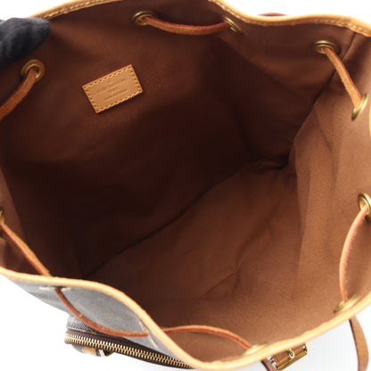 サックアド ボスフォール モノグラム バックパック リュックサック PVC レザー ブラウン ルイヴィトン バッグ LOUIS VUITTON