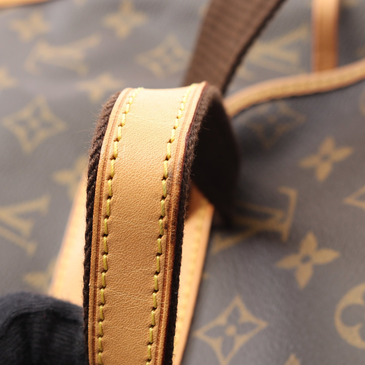 サックアド ボスフォール モノグラム バックパック リュックサック PVC レザー ブラウン ルイヴィトン バッグ LOUIS VUITTON