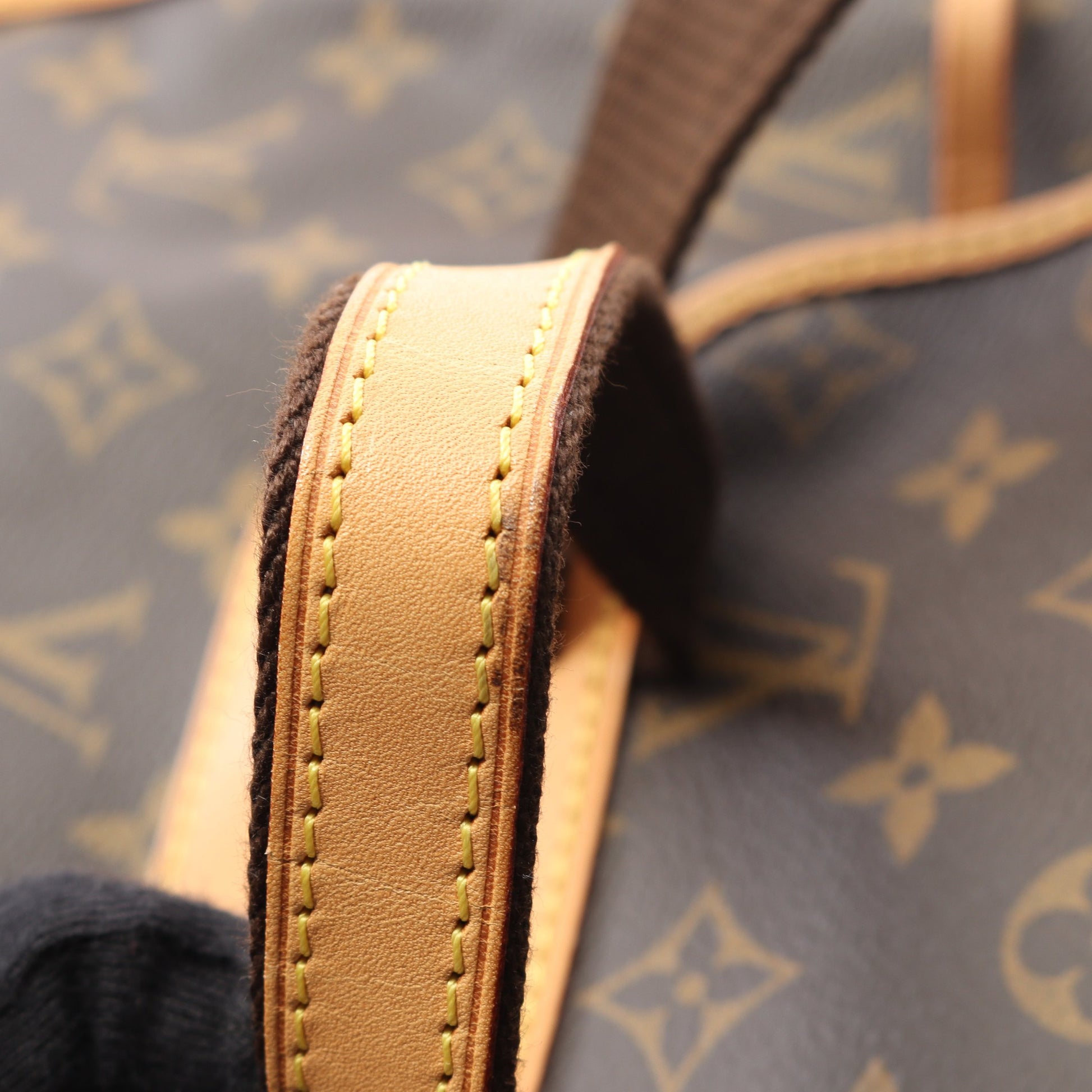 サックアド ボスフォール モノグラム バックパック リュックサック PVC レザー ブラウン ルイヴィトン バッグ LOUIS VUITTON