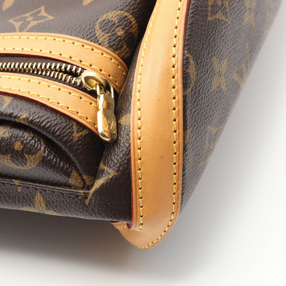 サックアド ボスフォール モノグラム バックパック リュックサック PVC レザー ブラウン ルイヴィトン バッグ LOUIS VUITTON