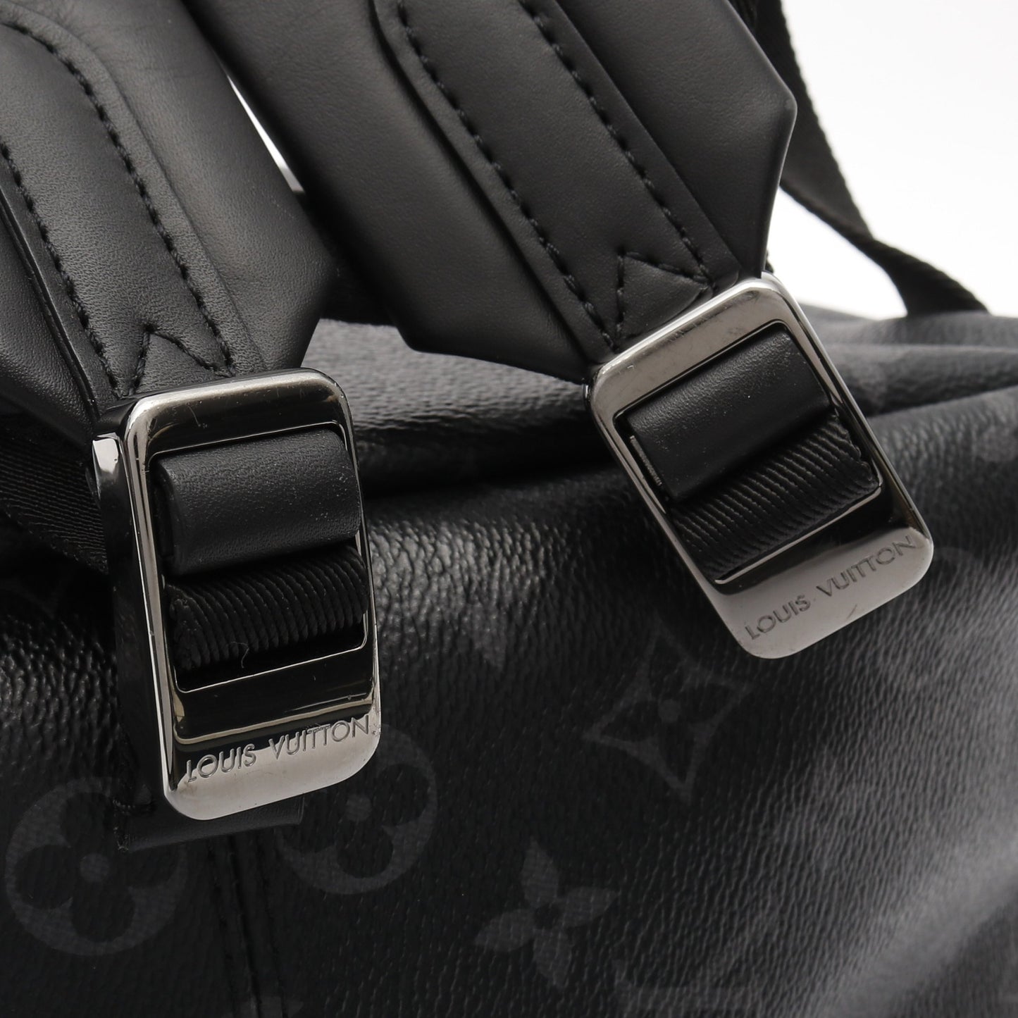 アポロ モノグラムエクリプス バックパック リュックサック PVC レザー ブラック ルイヴィトン バッグ LOUIS VUITTON
