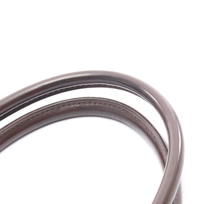 サレヤMM ダミエエベヌ ハンドバッグ トートバッグ PVC レザー ブラウン ルイヴィトン バッグ LOUIS VUITTON