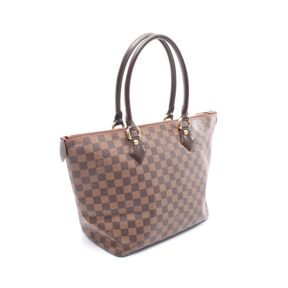 サレヤMM ダミエエベヌ ハンドバッグ トートバッグ PVC レザー ブラウン ルイヴィトン バッグ LOUIS VUITTON