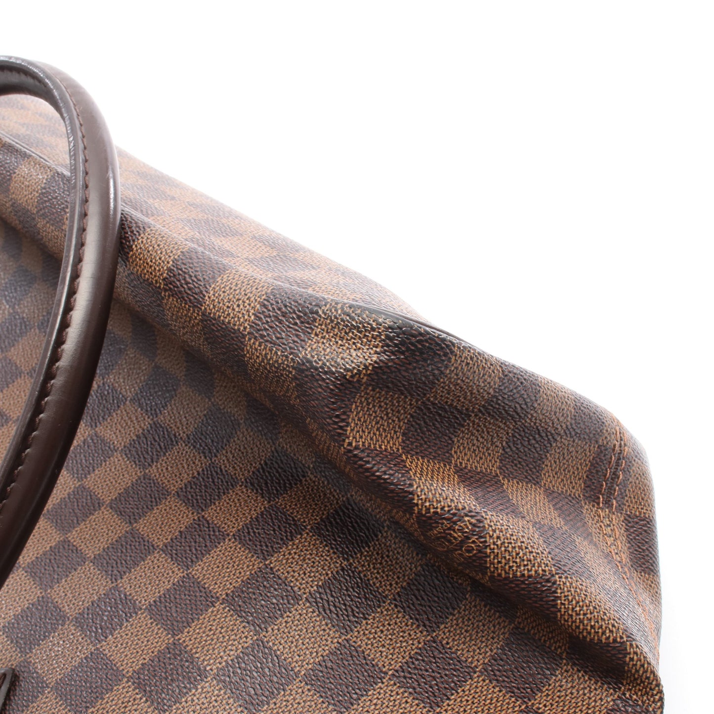 サレヤMM ダミエエベヌ ハンドバッグ トートバッグ PVC レザー ブラウン ルイヴィトン バッグ LOUIS VUITTON