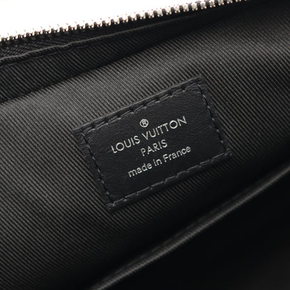 トリオ メッセンジャー ダミエグラフィット ショルダーバッグ PVC レザー ブラック ルイヴィトン バッグ LOUIS VUITTON