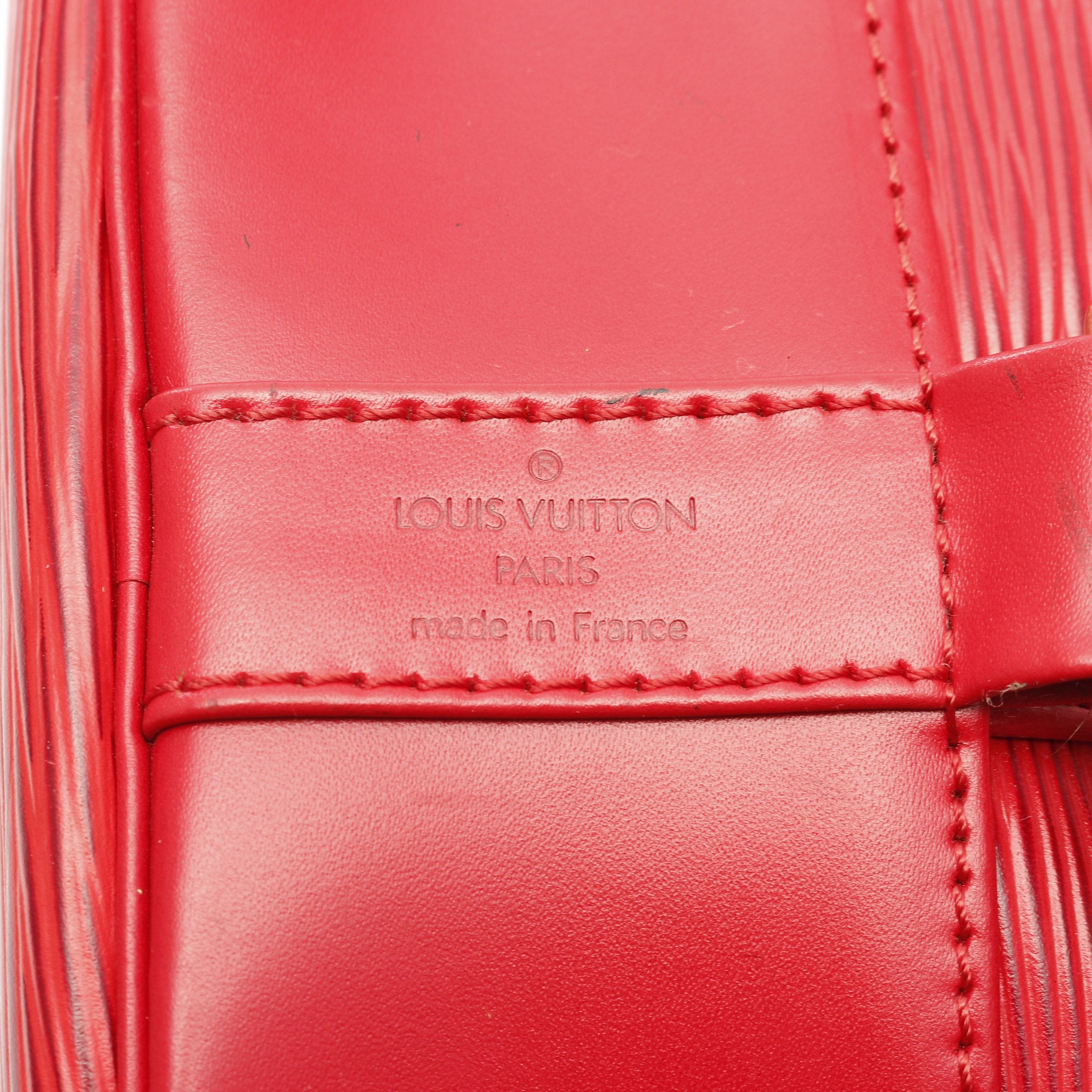 ランドネPM エピ カスティリアンレッド ショルダーバッグ レザー