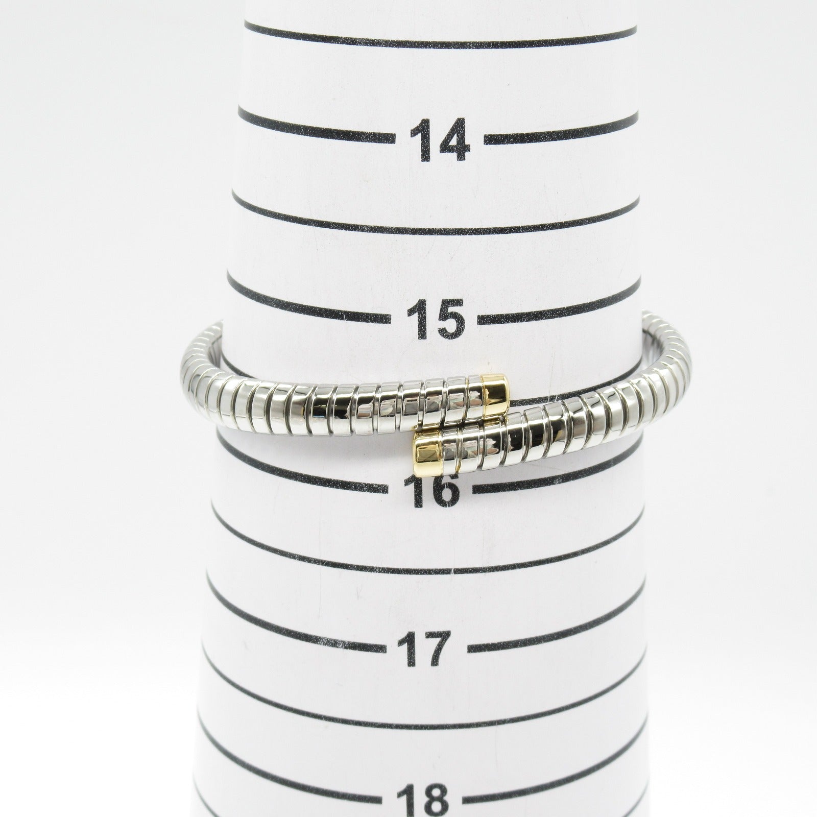 ドッピオ バングル バングル K18（イエローゴールド） ステンレススチール シルバー ブルガリ アクセサリー BVLGARI