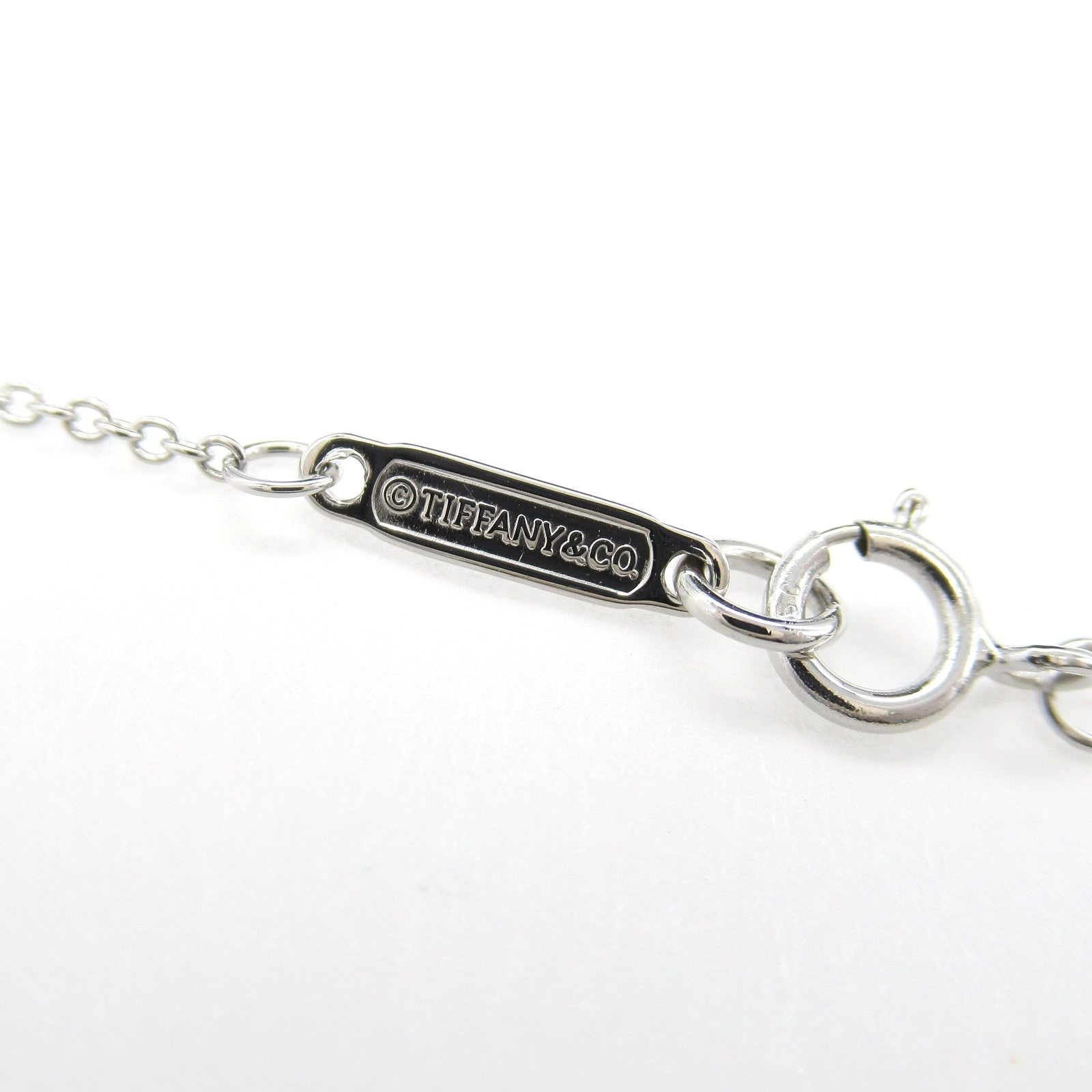 ボウ リボン ネックレス ダイヤ ネックレス K18WG（ホワイトゴールド