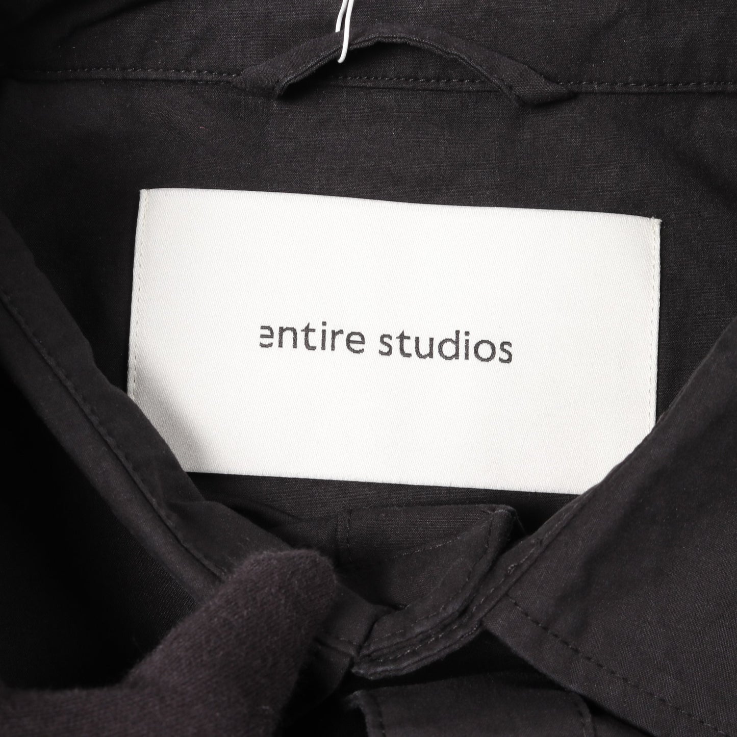 Dupper SS SHIRT オーバーサイズ シャツ 半袖 コットン ブラック エンタイアスタジオ トップス ENTIRE STUDIOS