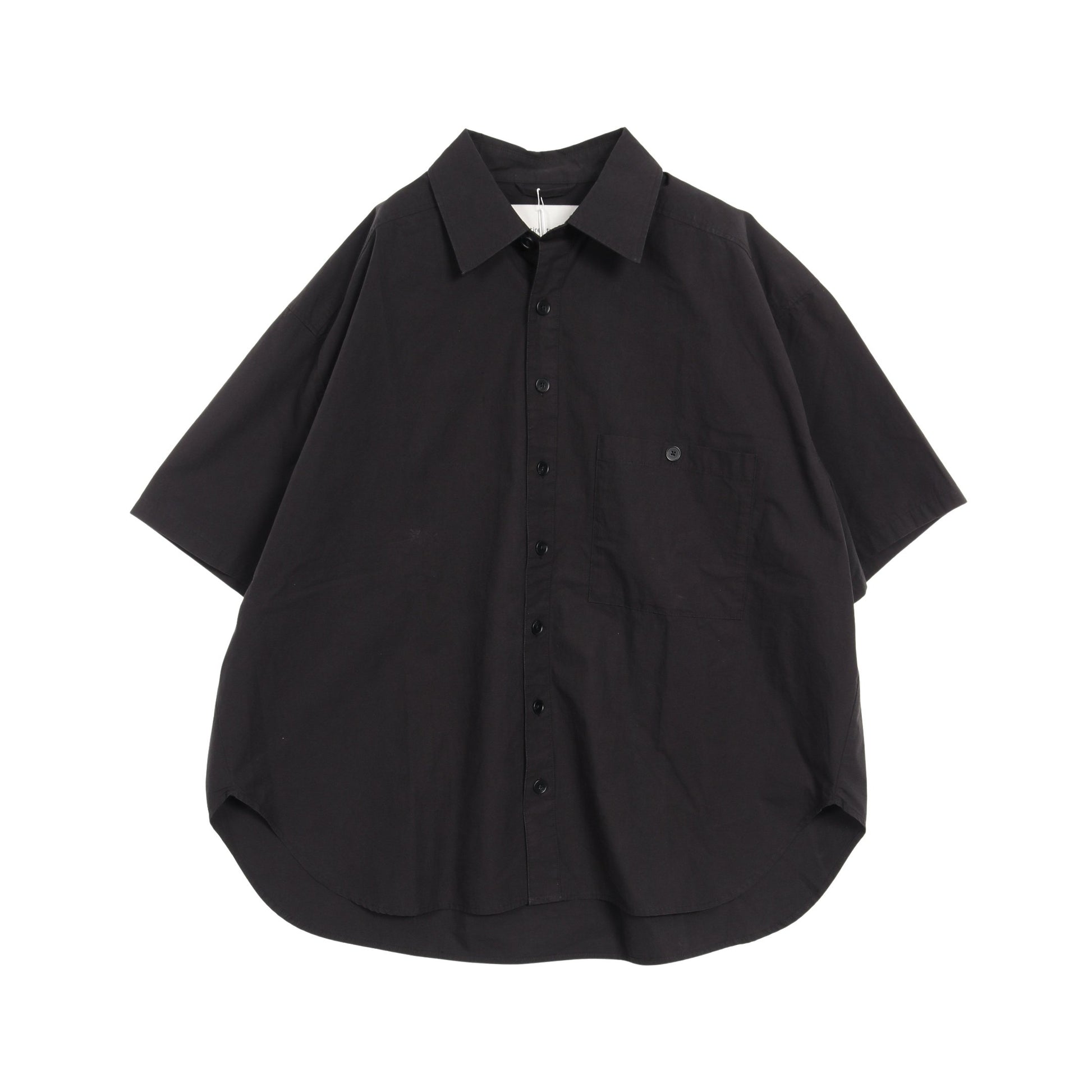Dupper SS SHIRT オーバーサイズ シャツ 半袖 コットン ブラック エンタイアスタジオ トップス ENTIRE STUDIOS