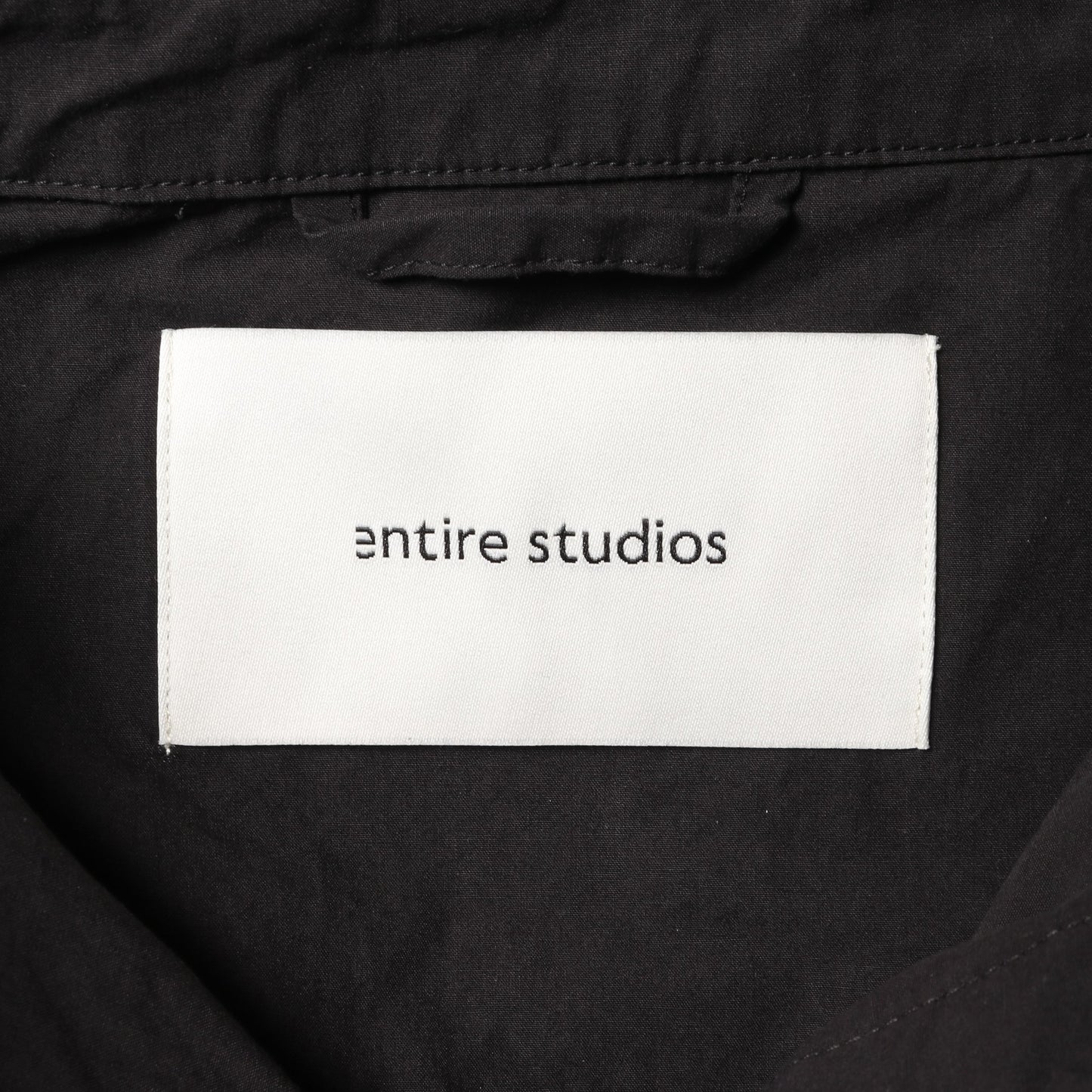 Dupper SS SHIRT オーバーサイズ シャツ 半袖 コットン ブラック エンタイアスタジオ トップス ENTIRE STUDIOS