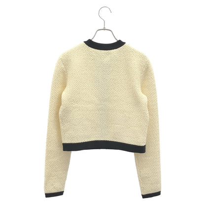 Bow cardigan ジャケット ホワイト ブラック ジャケット コットン ホワイト セルフポートレイト アウター SELFPORTRAIT