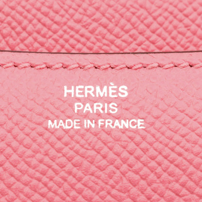 コンスタンス3 ミニ ローズアザレ ショルダーバッグ ヴォーエプソン ピンク シルバー金具 Y刻印 エルメス バッグ HERMES