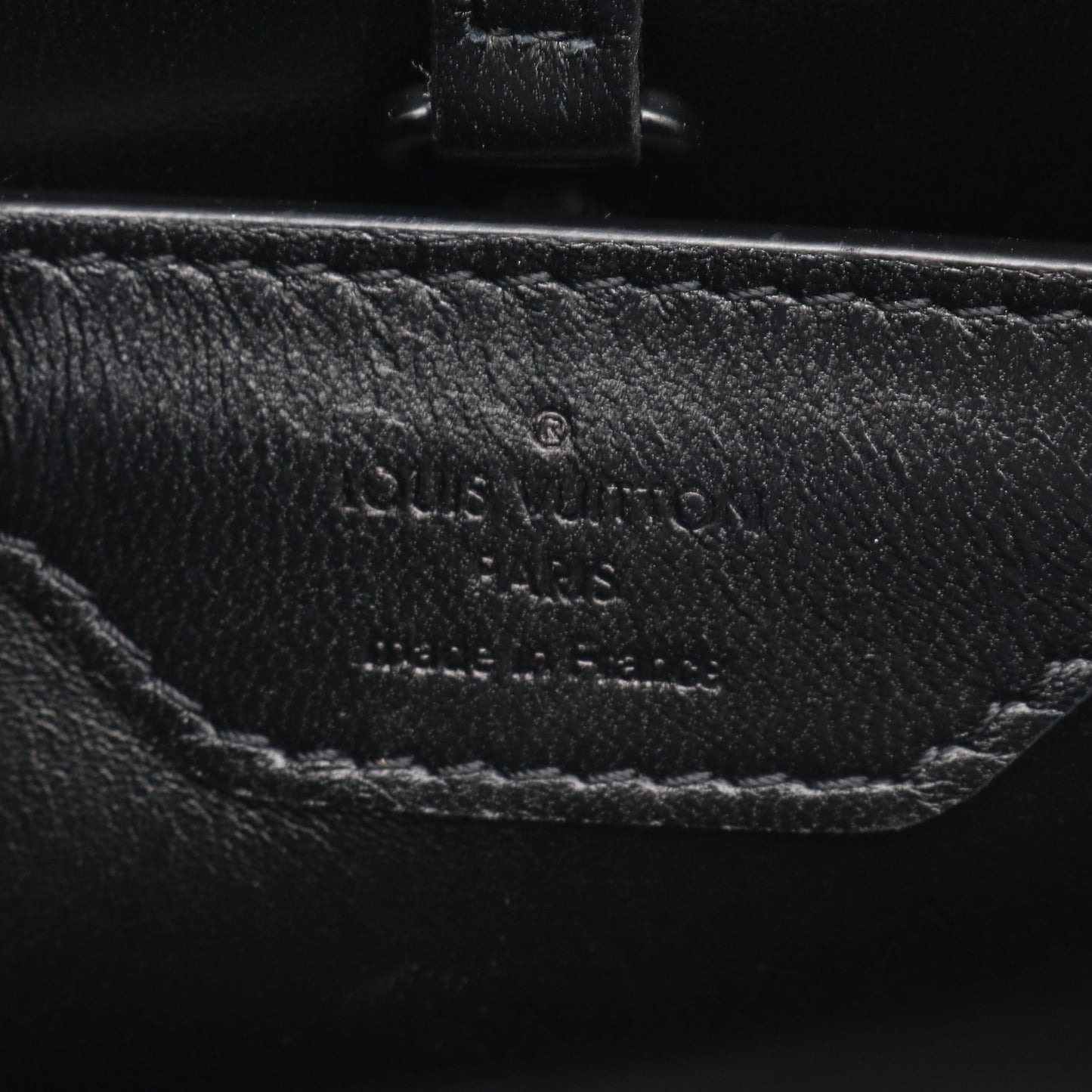 カプシーヌBB ハンドバッグ トリヨンレザー ブラック 2WAY ルイヴィトン バッグ LOUIS VUITTON