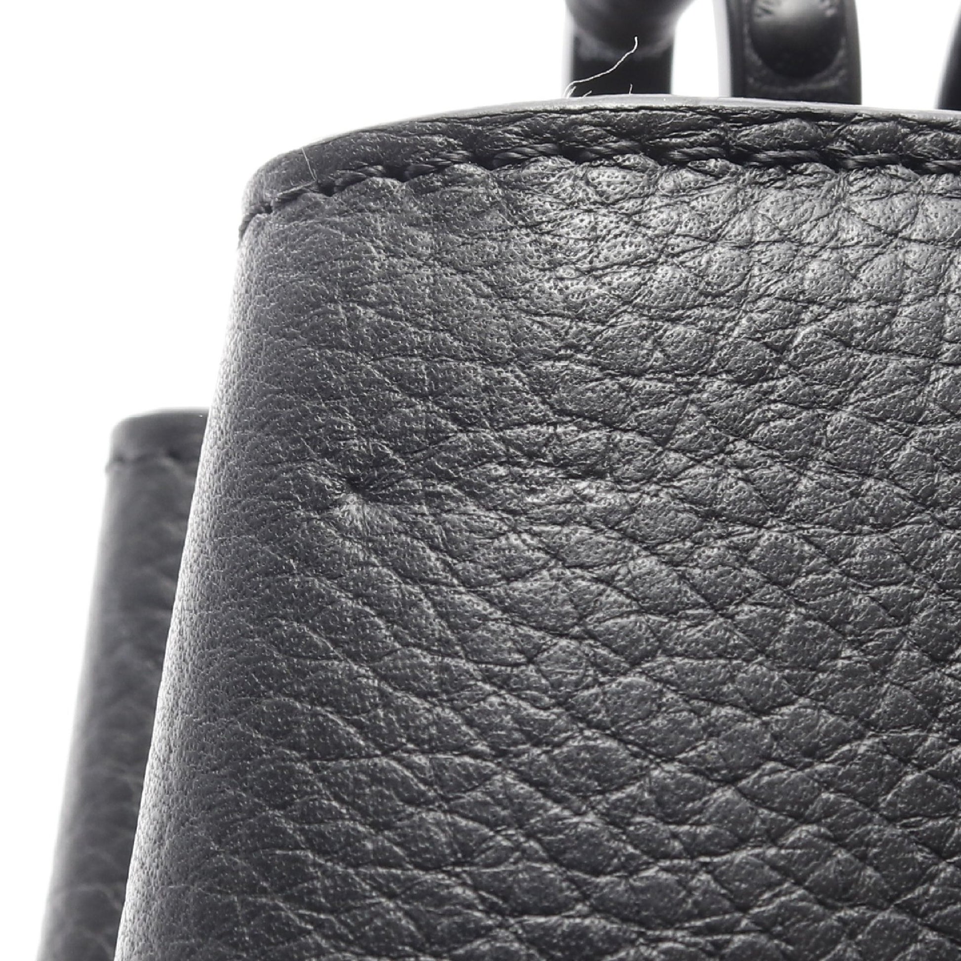 カプシーヌBB ハンドバッグ トリヨンレザー ブラック 2WAY ルイヴィトン バッグ LOUIS VUITTON