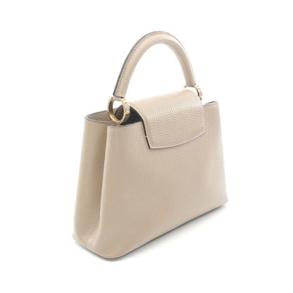 カプシーヌBB ガレ ハンドバッグ トリヨンレザー グレーベージュ 2WAY ルイヴィトン バッグ LOUIS VUITTON