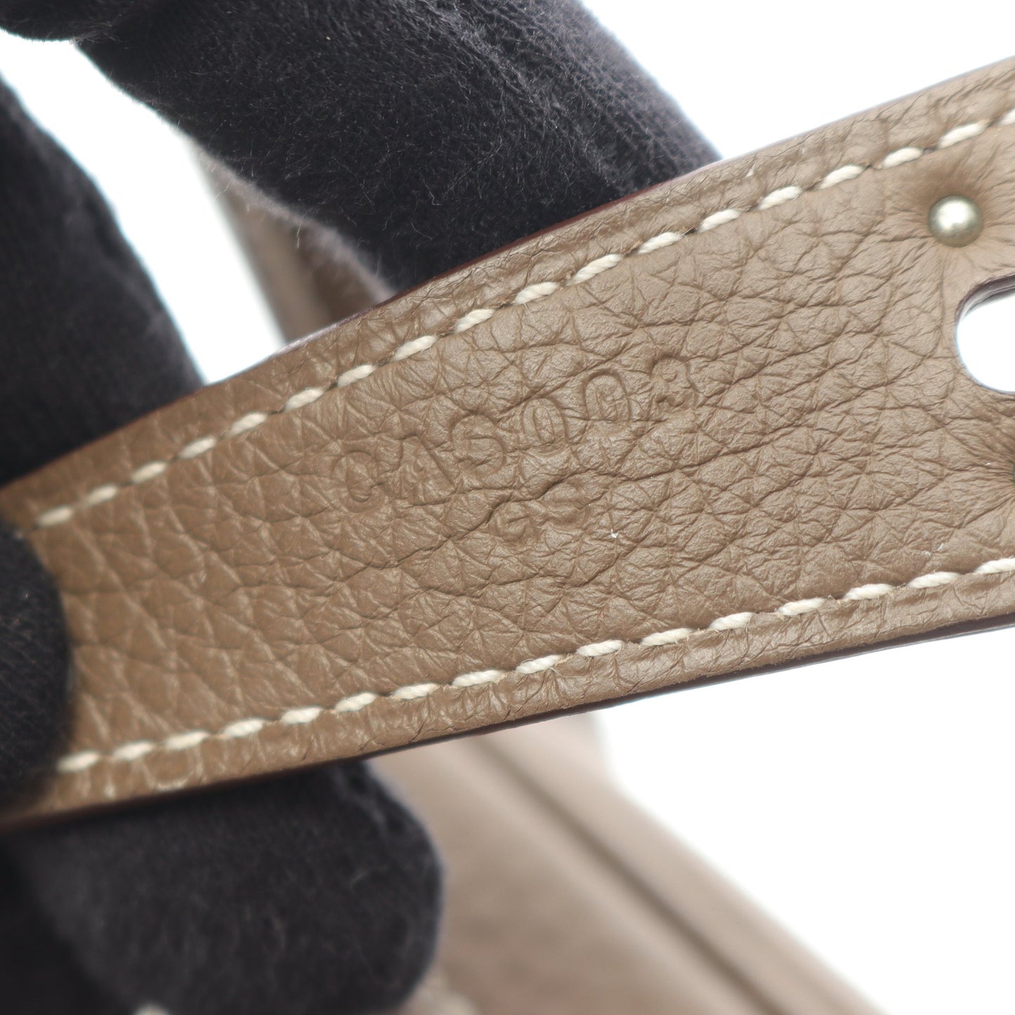リンディ30 エトゥープ ショルダーバッグ トリヨンクレマンス グレーブラウン シルバー金具 C刻印 エルメス バッグ HERMES