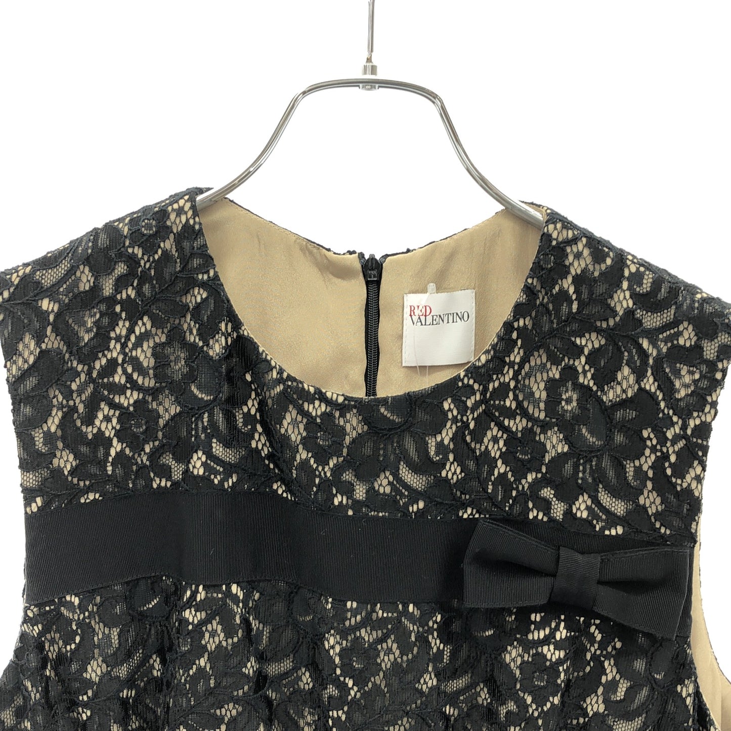 ワンピース ワンピース コットン ブラック レッドヴァレンティノ ワンピース RED VALENTINO