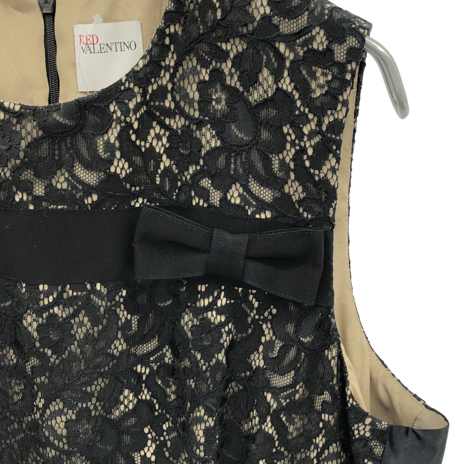 ワンピース ワンピース コットン ブラック レッドヴァレンティノ ワンピース RED VALENTINO