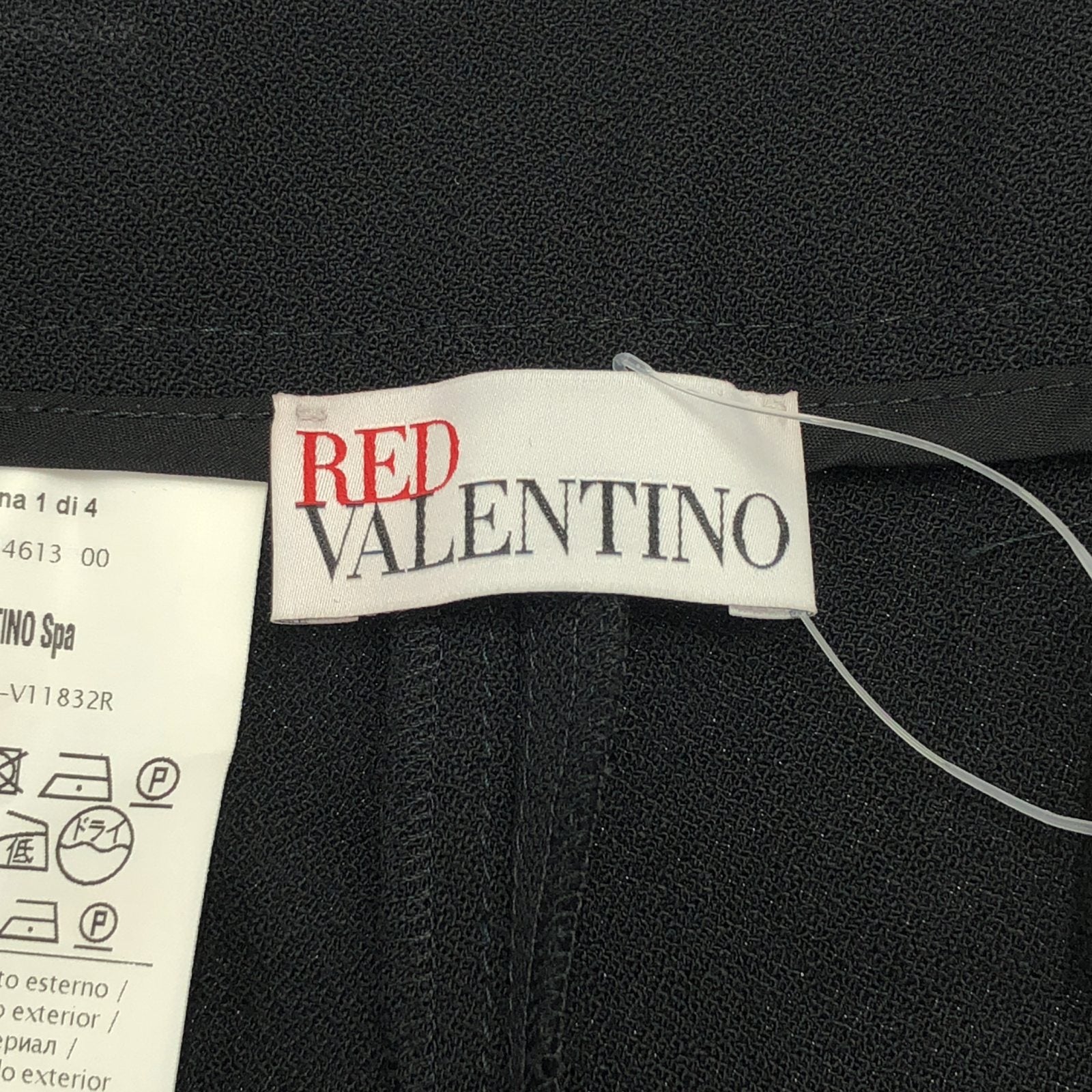 パンツ ブラック レッドヴァレンティノ ボトムス RED VALENTINO