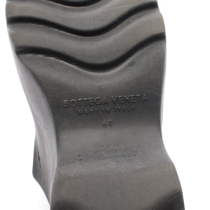クロッグ スライドサンダル ラバー ブラック ボッテガヴェネタ シューズ BOTTEGA VENETA