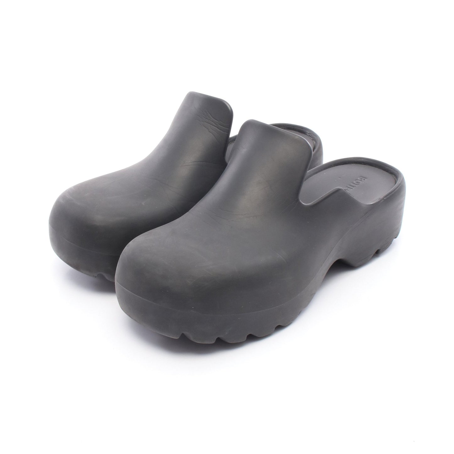 クロッグ スライドサンダル ラバー ブラック ボッテガヴェネタ シューズ BOTTEGA VENETA