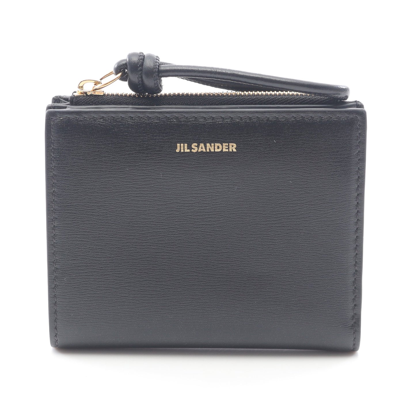 Giro ミニフレンチウォレット 二つ折り財布 レザー ブラック ジルサンダー 財布・小物 JIL SANDER