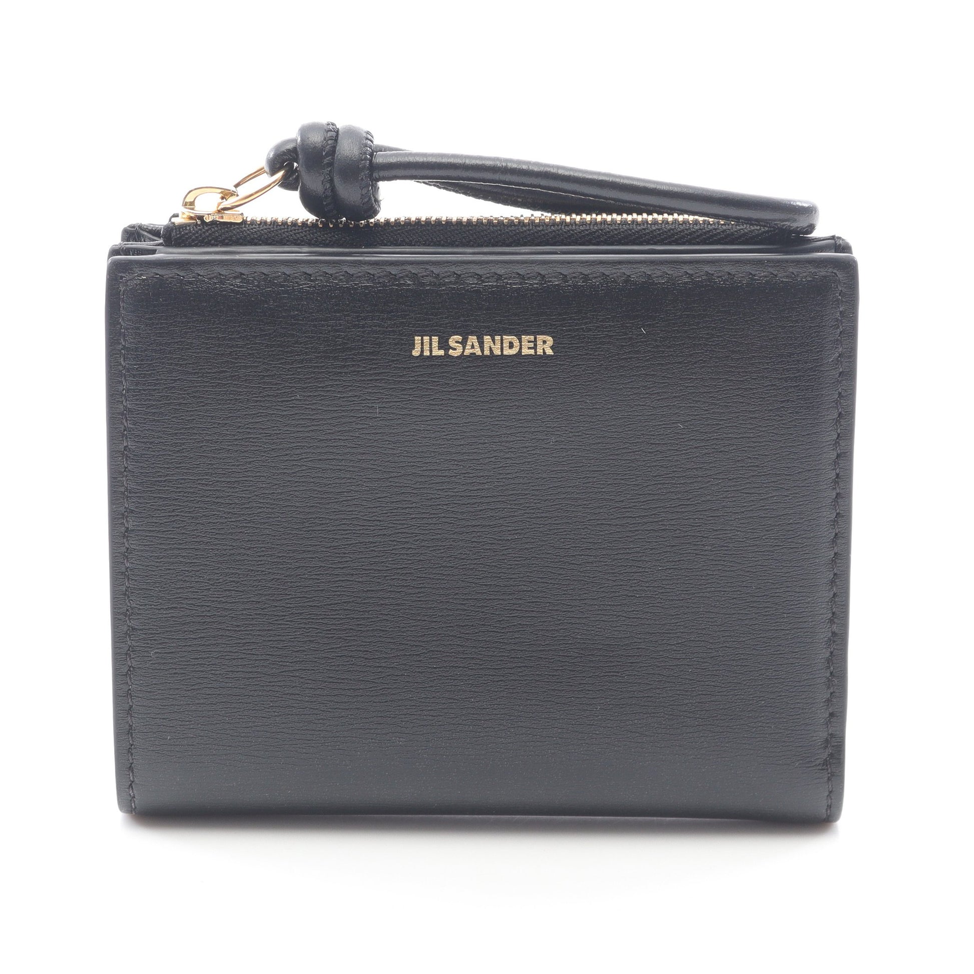 Giro ミニフレンチウォレット 二つ折り財布 レザー ブラック ジルサンダー 財布・小物 JIL SANDER