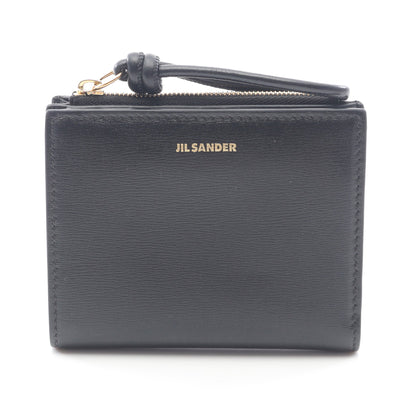 Giro ミニフレンチウォレット 二つ折り財布 レザー ブラック ジルサンダー 財布・小物 JIL SANDER