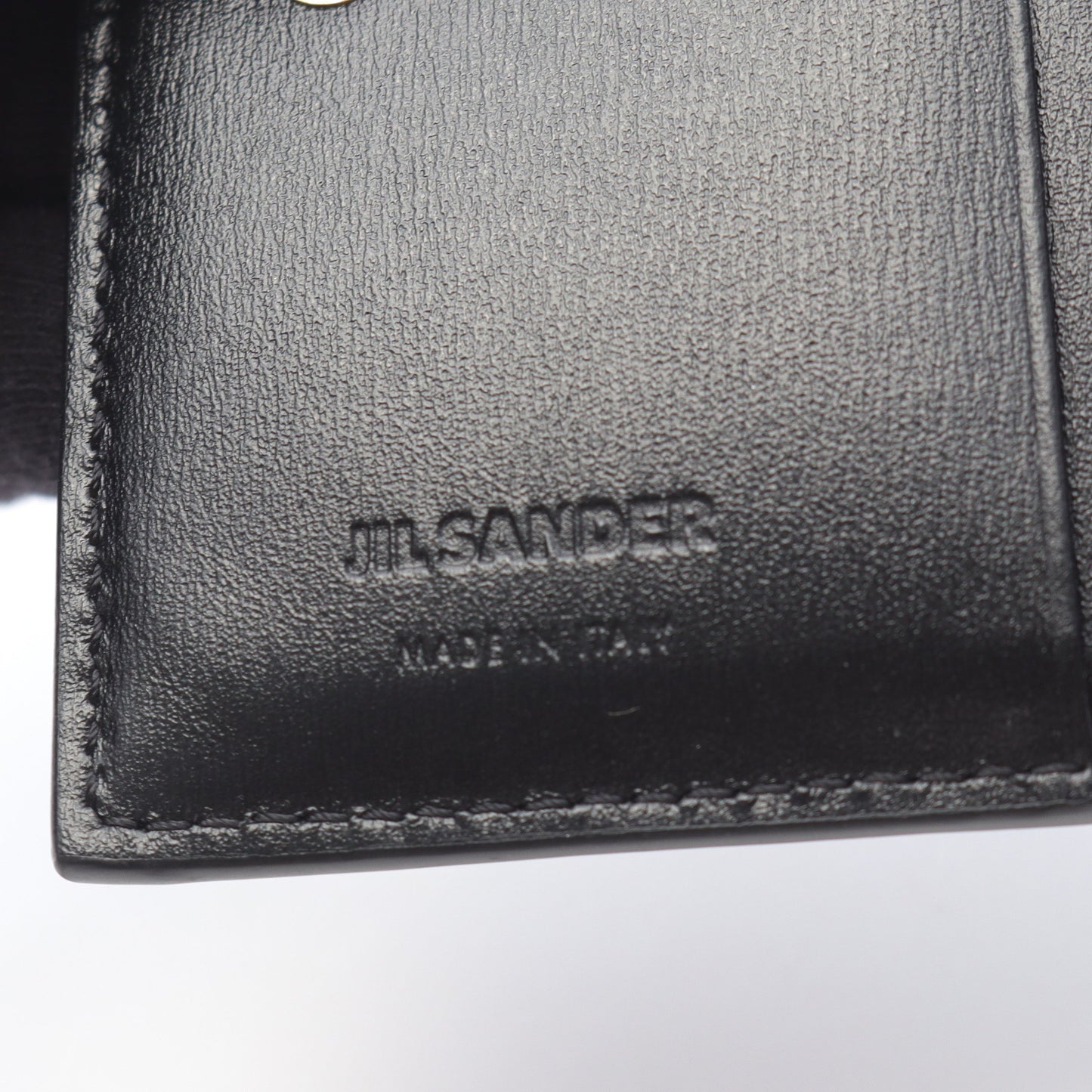 Giro ミニフレンチウォレット 二つ折り財布 レザー ブラック ジルサンダー 財布・小物 JIL SANDER