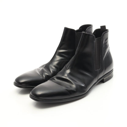 サイドゴアブーツ レザー ブラック プラダ シューズ PRADA
