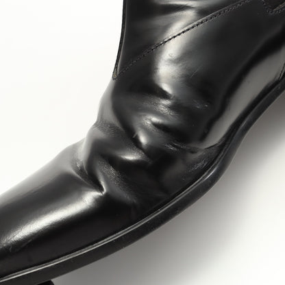 サイドゴアブーツ レザー ブラック プラダ シューズ PRADA