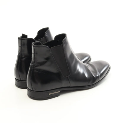 サイドゴアブーツ レザー ブラック プラダ シューズ PRADA
