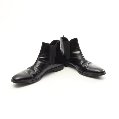 サイドゴアブーツ レザー ブラック プラダ シューズ PRADA